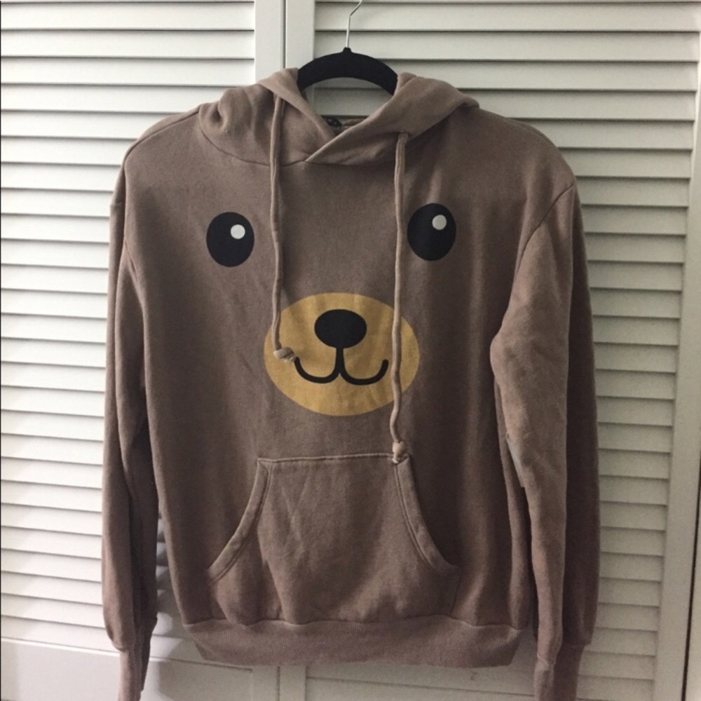WILDFOX Brown Bear hoodie